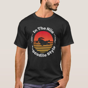Camiseta cocodrilo cocodrilo de cocodrilos de cocodrilo de