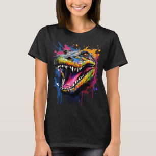 Camiseta Cocodrilo colorido