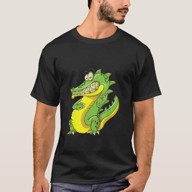 Camiseta Cocodrilo con correas (Anverso)
