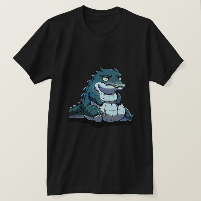 Camiseta Cocodrilo cutáneo - cocodrilo cutáneo (Anverso del diseño)