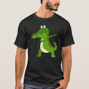 Camiseta Cocodrilo Dabbing Alligator Cute Dainty