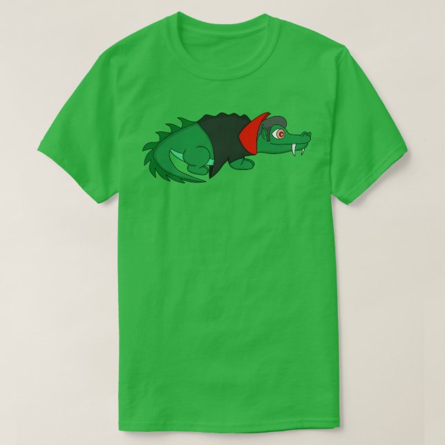 Camiseta Cocodrilo de vampiros (Diseño del anverso)