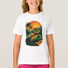 Camiseta Cocodrilo de verano interminable - Retro