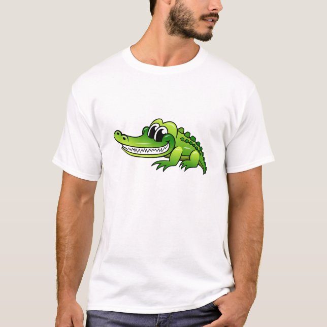 Camiseta Cocodrilo del dibujo animado (Anverso)