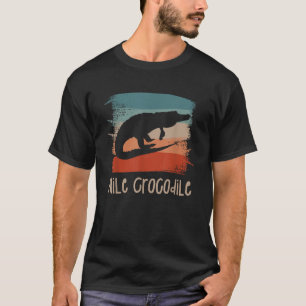 Camiseta Cocodrilo del Nilo retro vintage