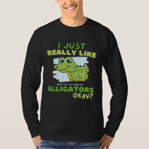 Camiseta Cocodrilo Divertido Realmente Me Gustan Los Caiman