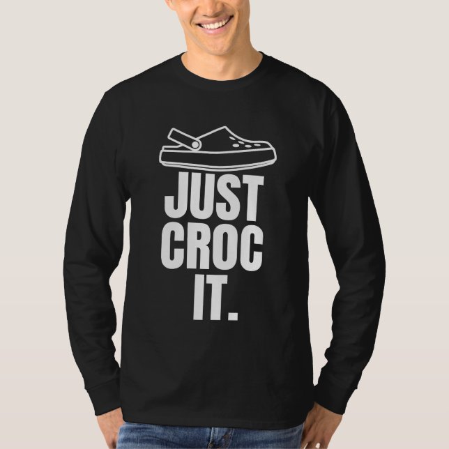 Camiseta Cocodrilo Divertido - Solo Cocodrilo  (Anverso)