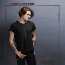 Cocodrilo egipcio predinástico negro y azul