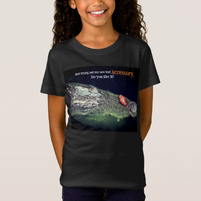 Camiseta Cocodrilo en el agua (Anverso)