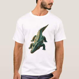 Camiseta Cocodrilo geométrico