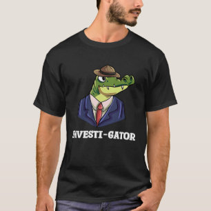 Camiseta Cocodrilo Lizard Reptile de los lagartos del Inves