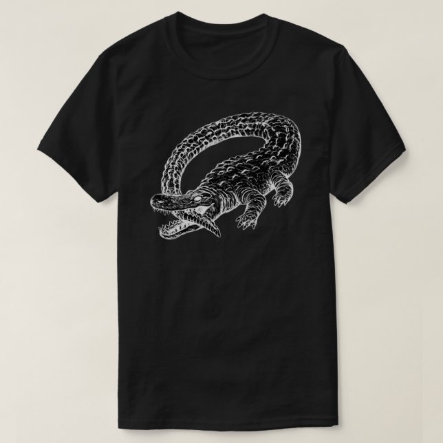 Camiseta Cocodrilo Peces y los embotelladores - El viaje Es (Diseño del anverso)