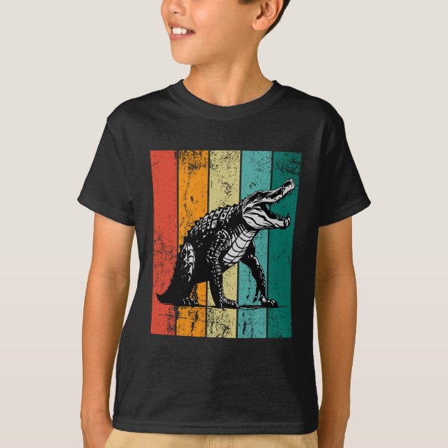 Camiseta Cocodrilo retro (Anverso)