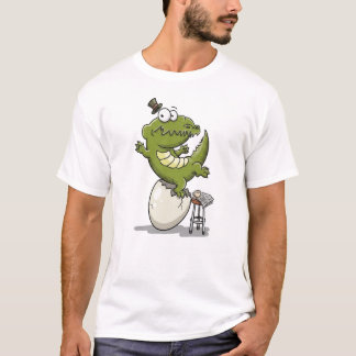 Camiseta Cocodrilo saliendo de un huevo