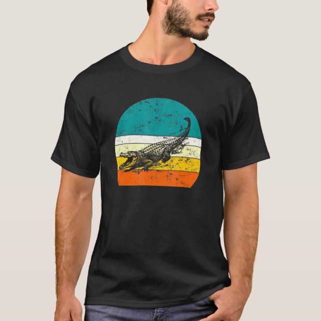 Camiseta Cocodrilo Tee de retro vintage (Anverso)