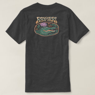 Camiseta Cocodrilo y Lotus - Raypirri