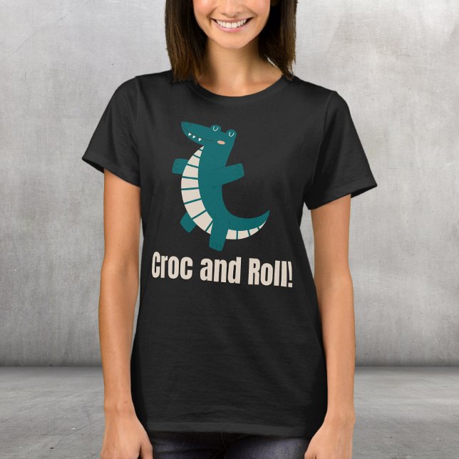 Camiseta ¡Cocodrilo y Rock! (Subido por el creador)
