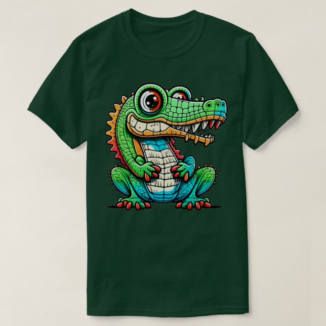 Camiseta cocodrilos (Diseño del anverso)