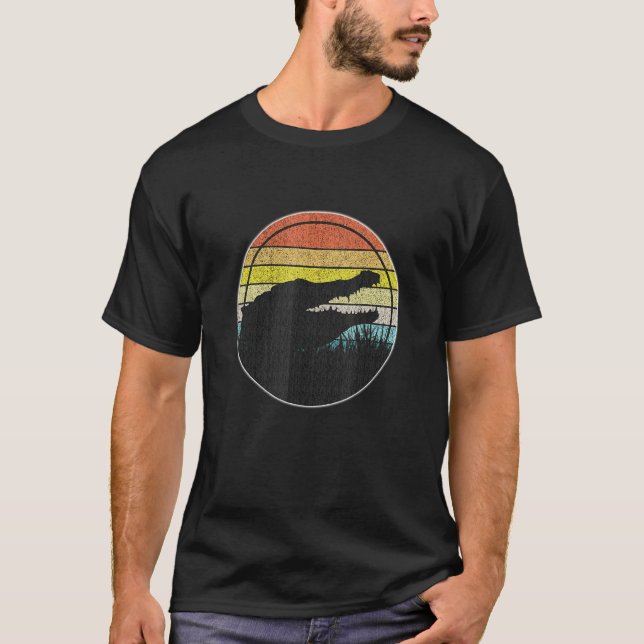 Camiseta Cocodrilos de ligador Hombres Mujeres Retro Crocs  (Anverso)