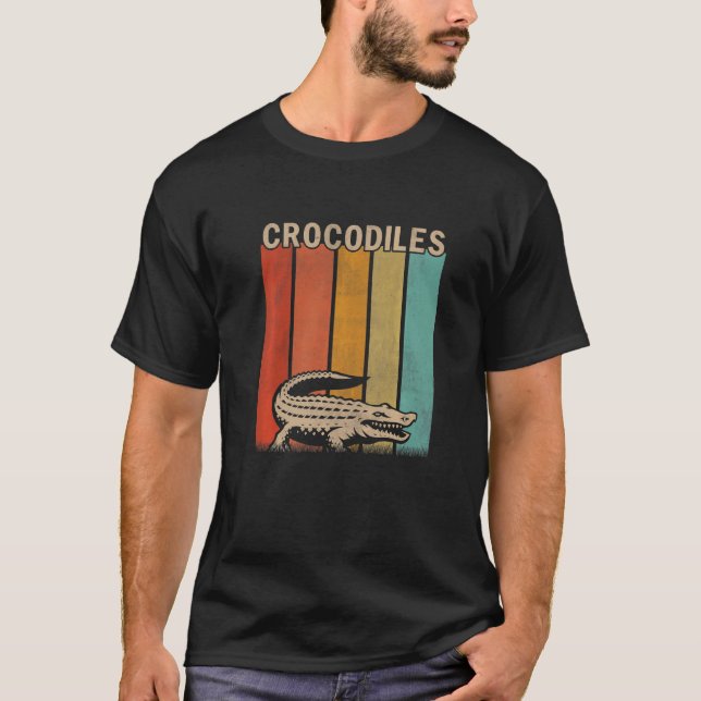 Camiseta Cocodrilos Dolorosos Hombres Mujeres Cocodrilos Ni (Anverso)
