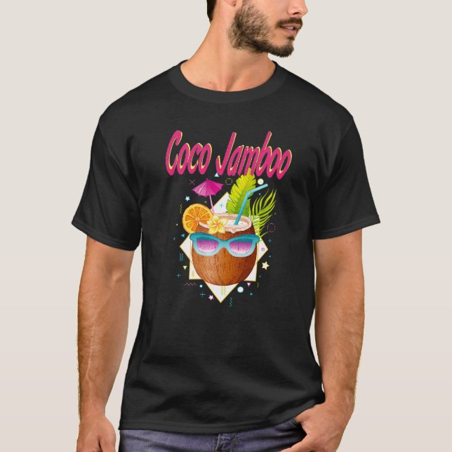 Camiseta Coconut Colorful  Illustration (Anverso)