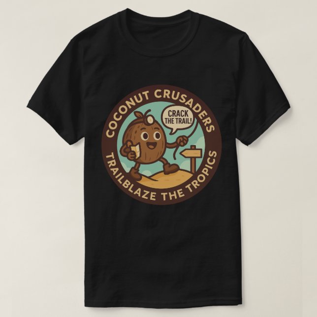 Camiseta Coconut Crusaders Trailblaze The Tropics (Diseño del anverso)