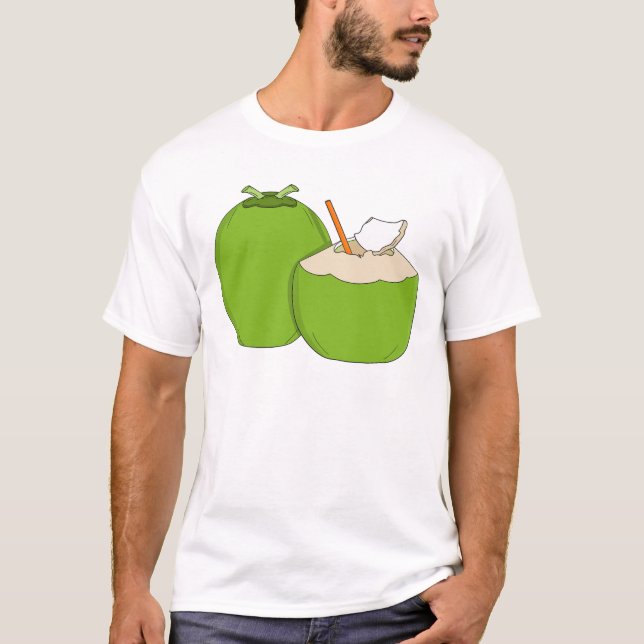 Camiseta Coconut Duo: Green Splash (Anverso)
