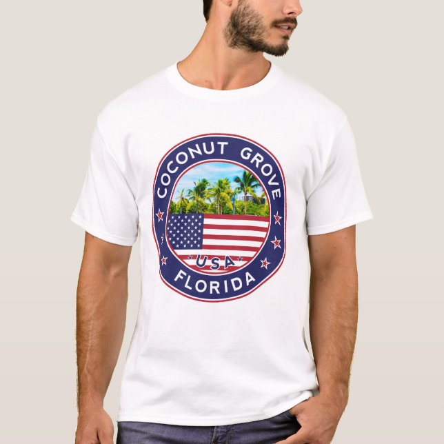Camiseta Coconut Grove Miami (Anverso)