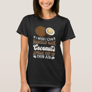 Camiseta Coconut Palm Tree Playa Verano Fruta Tropical Coc