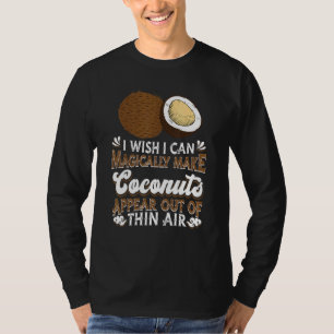 Camiseta Coconut Palm Tree Playa Verano Fruta Tropical Coc