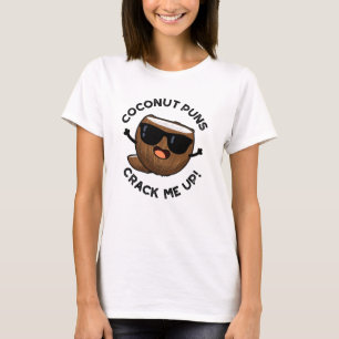 Camiseta Coconut Punks Crack Me Up Funny Fruit Pun