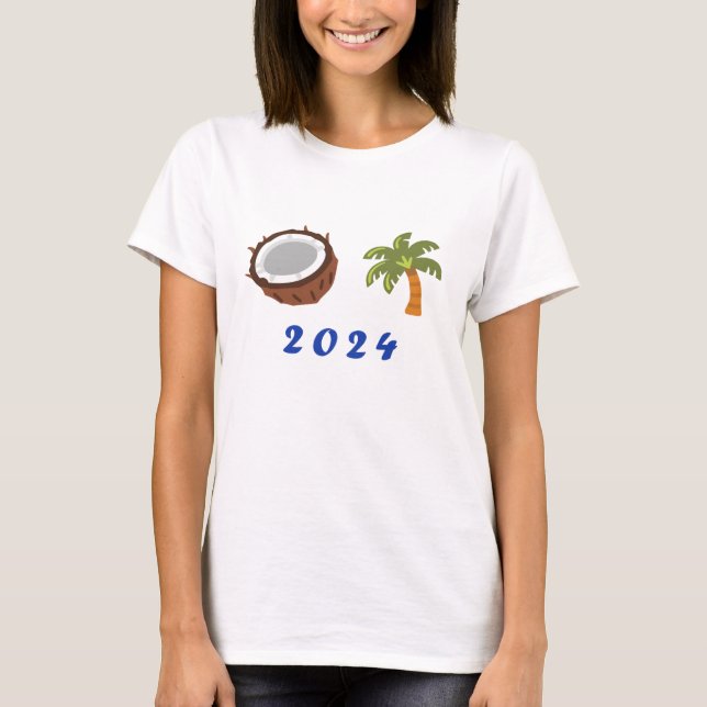Camiseta Coconut Tree 2024 (Anverso)