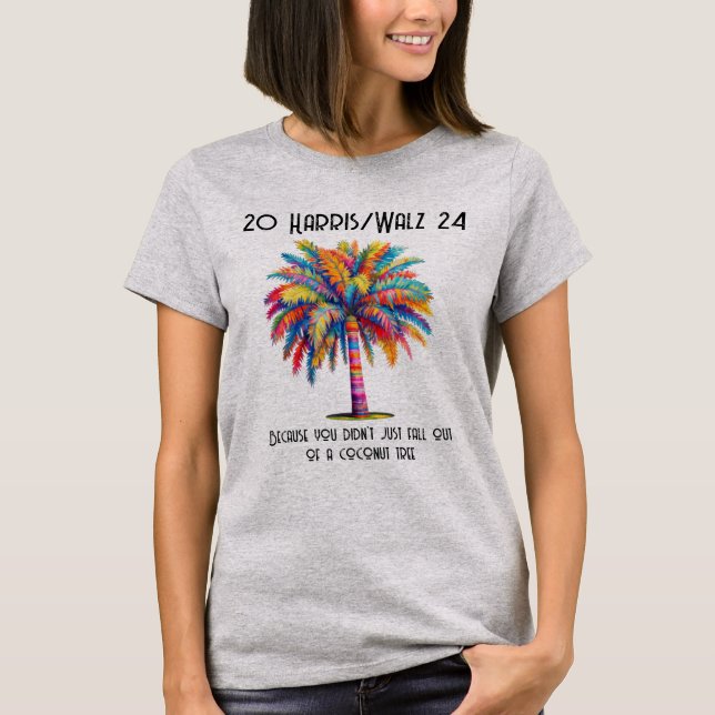 Camiseta Coconut Tree Harris/Walz T-Shirt (Anverso)