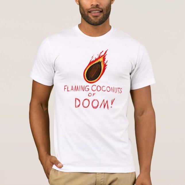 Camiseta Cocos llameantes (Anverso)