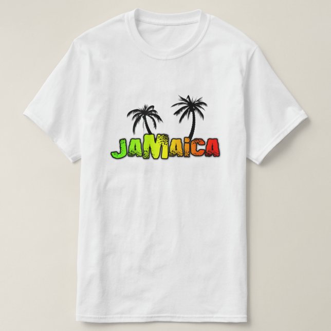 Camiseta Cocoteros de Jamaica (Diseño del anverso)