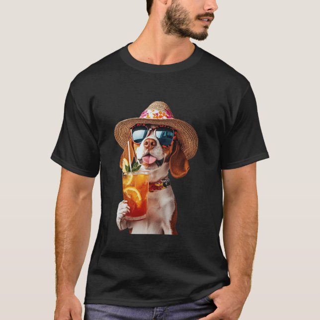 Camiseta Cóctel Beagle (Anverso)
