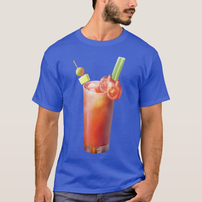 Camiseta Cóctel Creative Bloody Mary (Anverso)