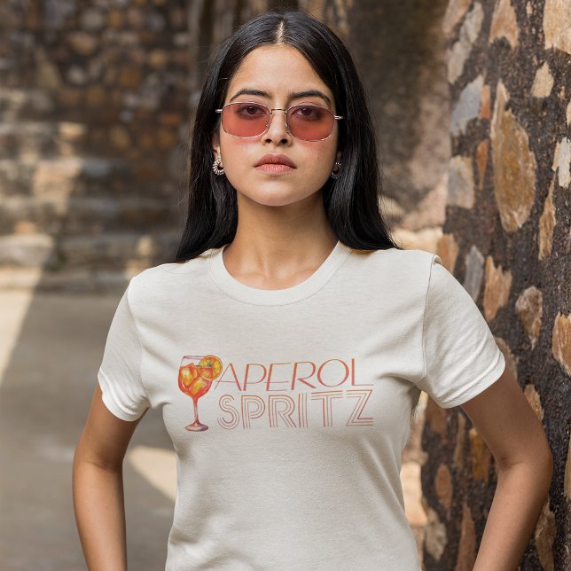 Camiseta Cóctel de acuarela Aperol Spritz  (Subido por el creador)