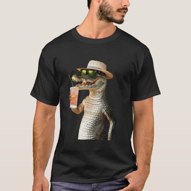 Camiseta Cóctel de Cocodrilo (Anverso)