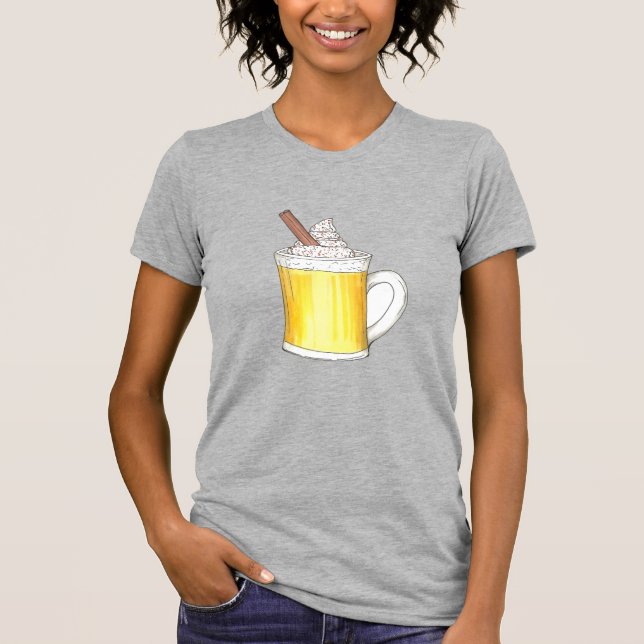 Camiseta Cóctel de feriado para Navidades de bebidas de hue (Anverso)
