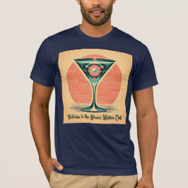 Camiseta Cóctel del Club de Martini Atómico de Entrelazamie