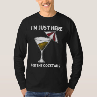 Camiseta Cóctel Genial Para Hombres Mujeres Bebida Alcohóli