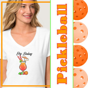 Camiseta Cóctel Huracán Tropical Dinking del Día de Pickleb