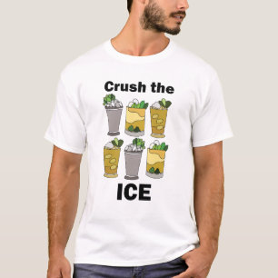 Camiseta Cóctel Mint Julep Aplasta El Hielo Fiesta Derby