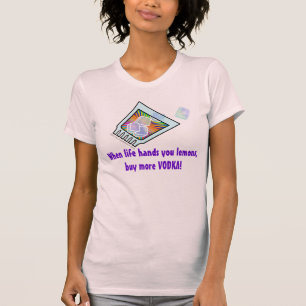 CAMISETA COCTEL - OLD FASHIONED - VASO DE ROCAS