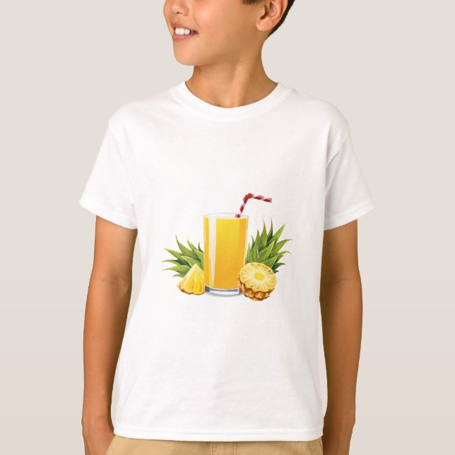 Camiseta cóctel Piña Colada (Anverso)