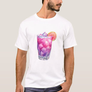 Camiseta Cóctel rosa Lemonade