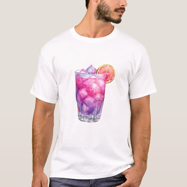 Camiseta Cóctel rosa Lemonade (Anverso)