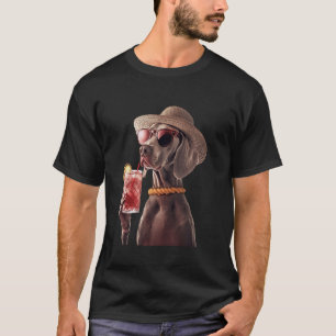 Camiseta Cóctel Weimaraner