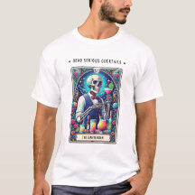 Cócteles Dead Serious Tarot Bartender Esqueleto